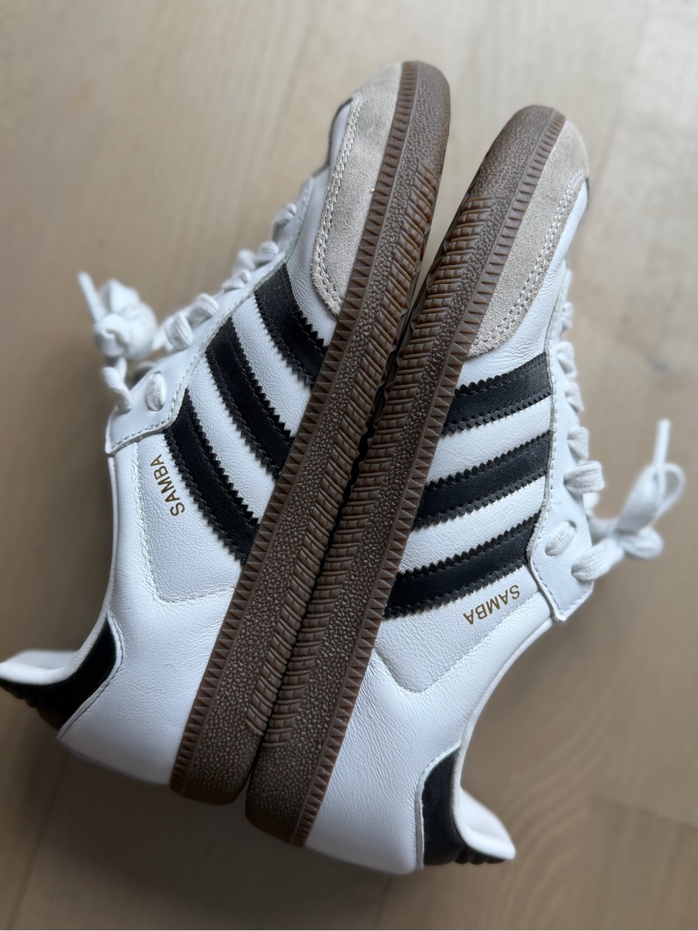 Adidas Samba OG Sneakers in White/Black - M5.5 / 7W - Picture 9 of 16